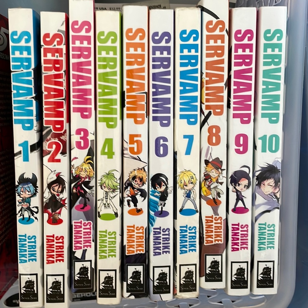 Servamp books 1-10